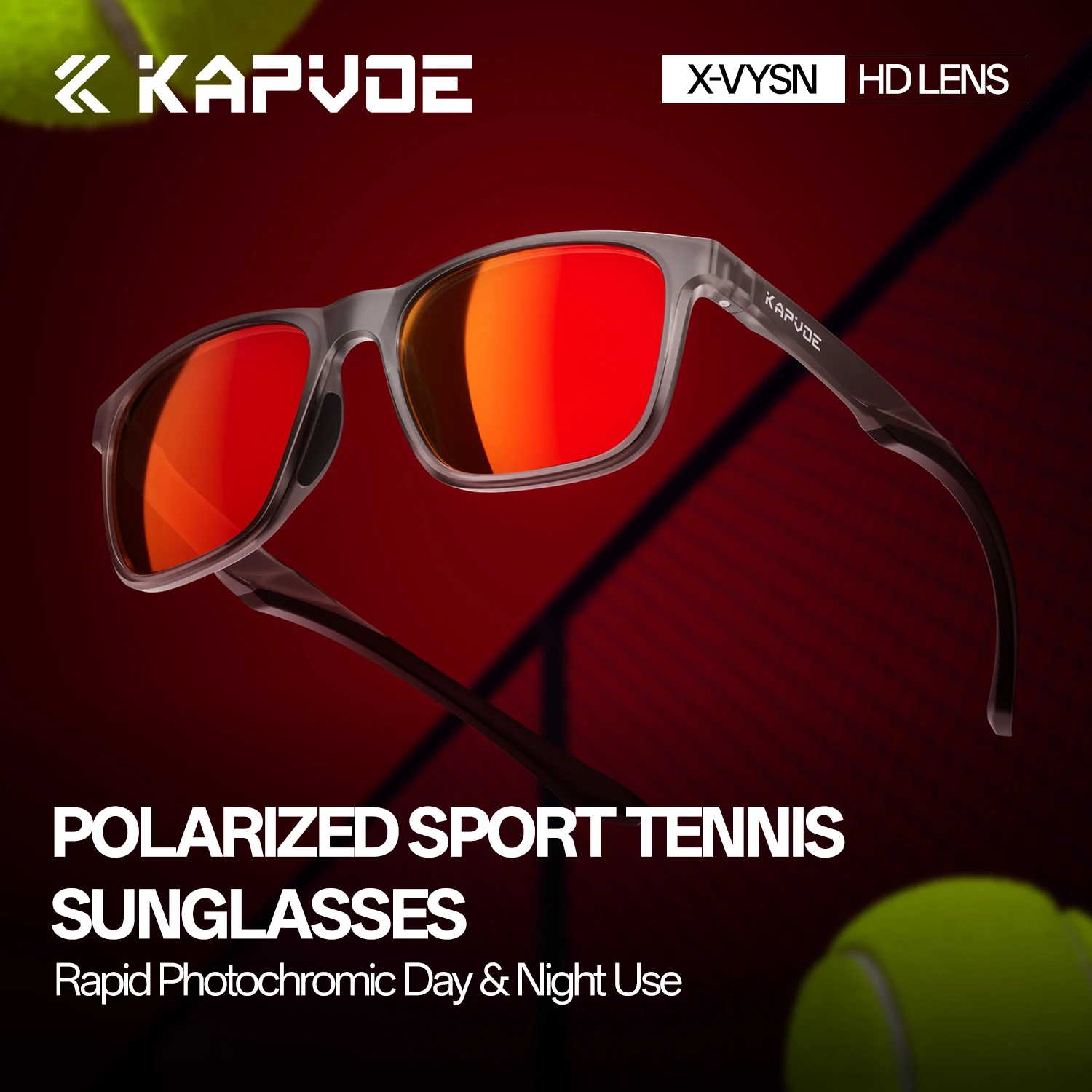 KAPVOE Laufbrille Angeln Zubehör Männer MTB Road Fahrrad Radfahren Sonnenbrille Frauen UV400 Outdoor Golf Bike Sport Ausrüstung