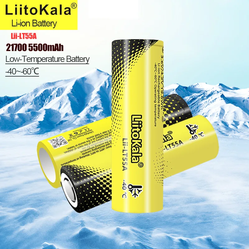

Аккумулятор LiitoKala, 10 Ом, 21700 мАч, 5500 в, 1C