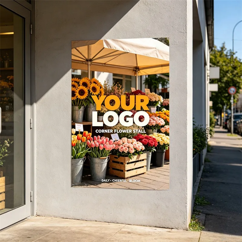Any Size 100 cm Custom Stickers Suitable Assisted Living Facility Supermarket Massage Parlor Commercial Advertising Promotion