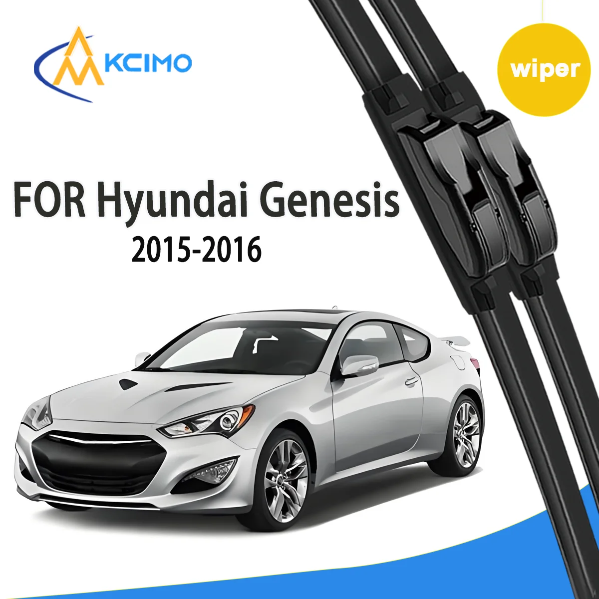 

2pcs Quality Windscreen Silent Black Car Rain Brush Suitable for Hyundai Genesis DH 2015-2016 Genesis G80 (facelift; 2016-2020)