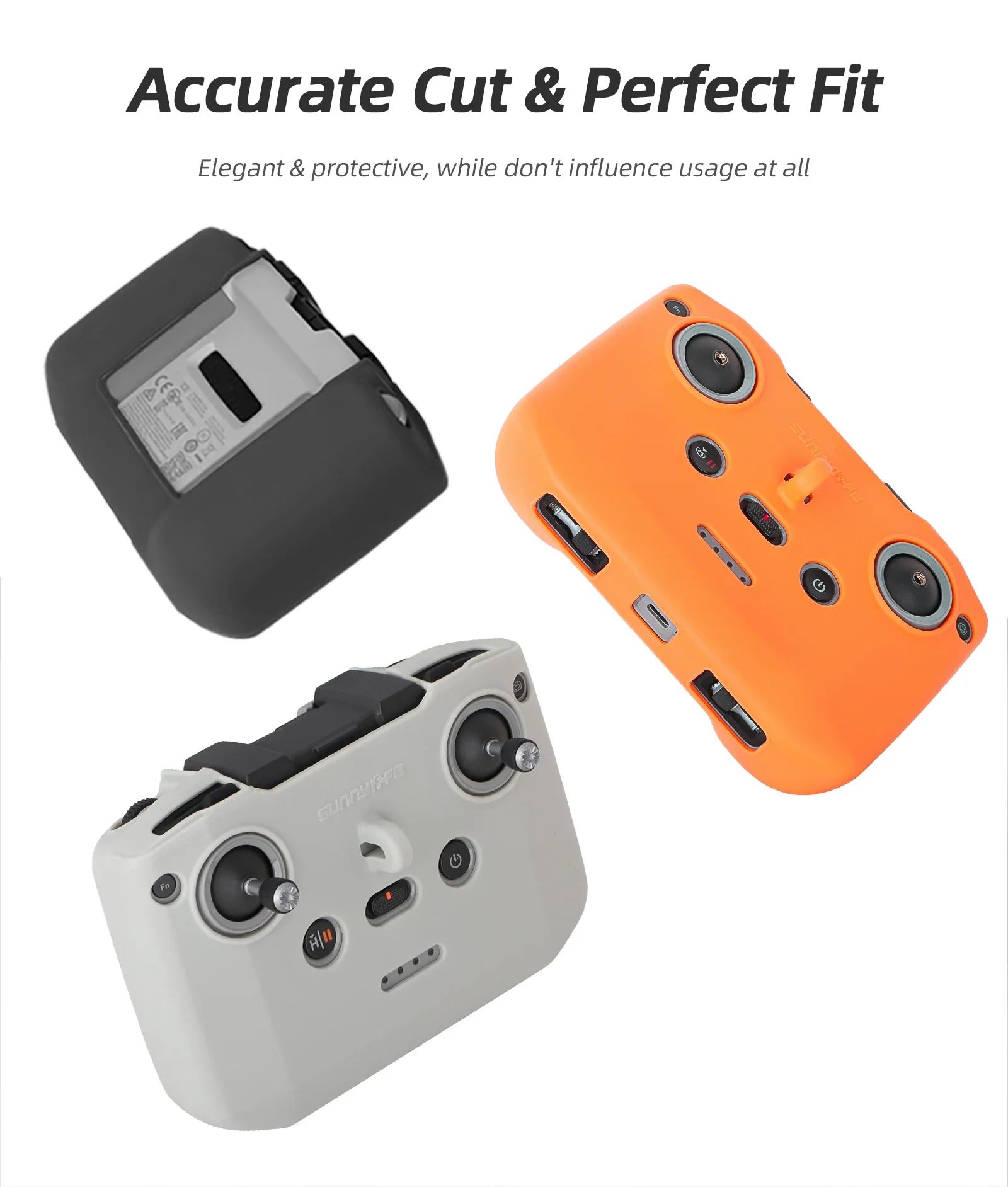 غطاء سيليكون ل DJI RC N3/N2/N1 الغبار واقية الغطاء الواقي حزام ل DJI Flip/Neo/Air 3S/Mini 4 Pro/4K ملحقات طائرة بدون طيار