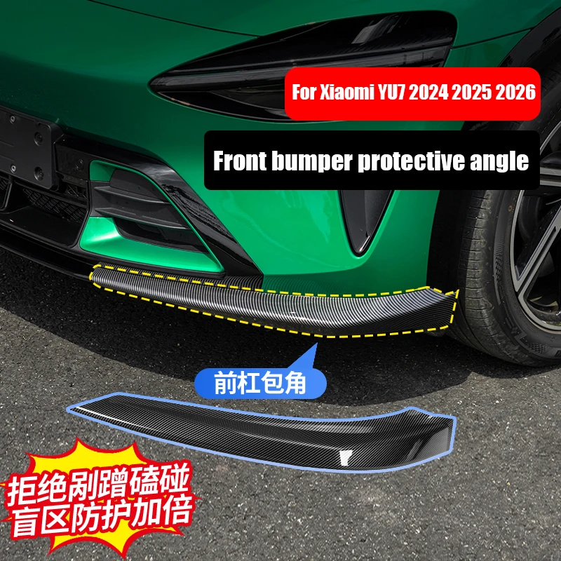 

For Xiaomi YU7 2024 2025 2026 Automotive front bumper protection angle ABS material exterior protective component