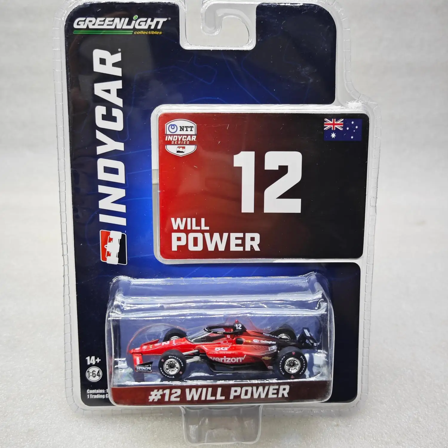 

Green Light 1:64 2023 NTT IndyCar Series - # 12 Will PowerCar Model Alloy Model Collectibles Children's Gift Toys