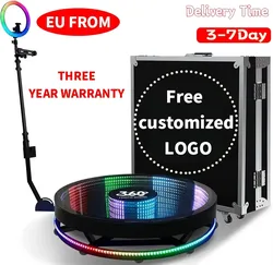 360 Photo Booth Machine for Parties 360 Spin Camera Booth with Extra BatteryLogo Customization,Software APP Remote Automatic