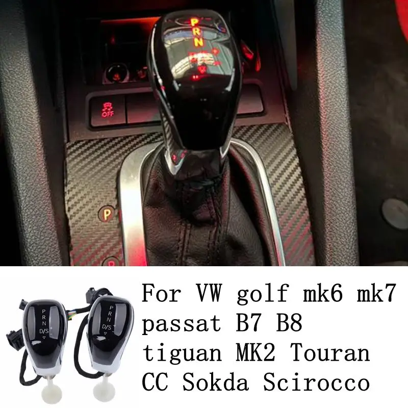 

Электронная светодиодная ручка переключения передач для Vw Golf Mk6 Mk7 Passat B7 B8 Tiguan Mk2 Dsg Volkswagen Ручка коробки передач автоматической коробки передач