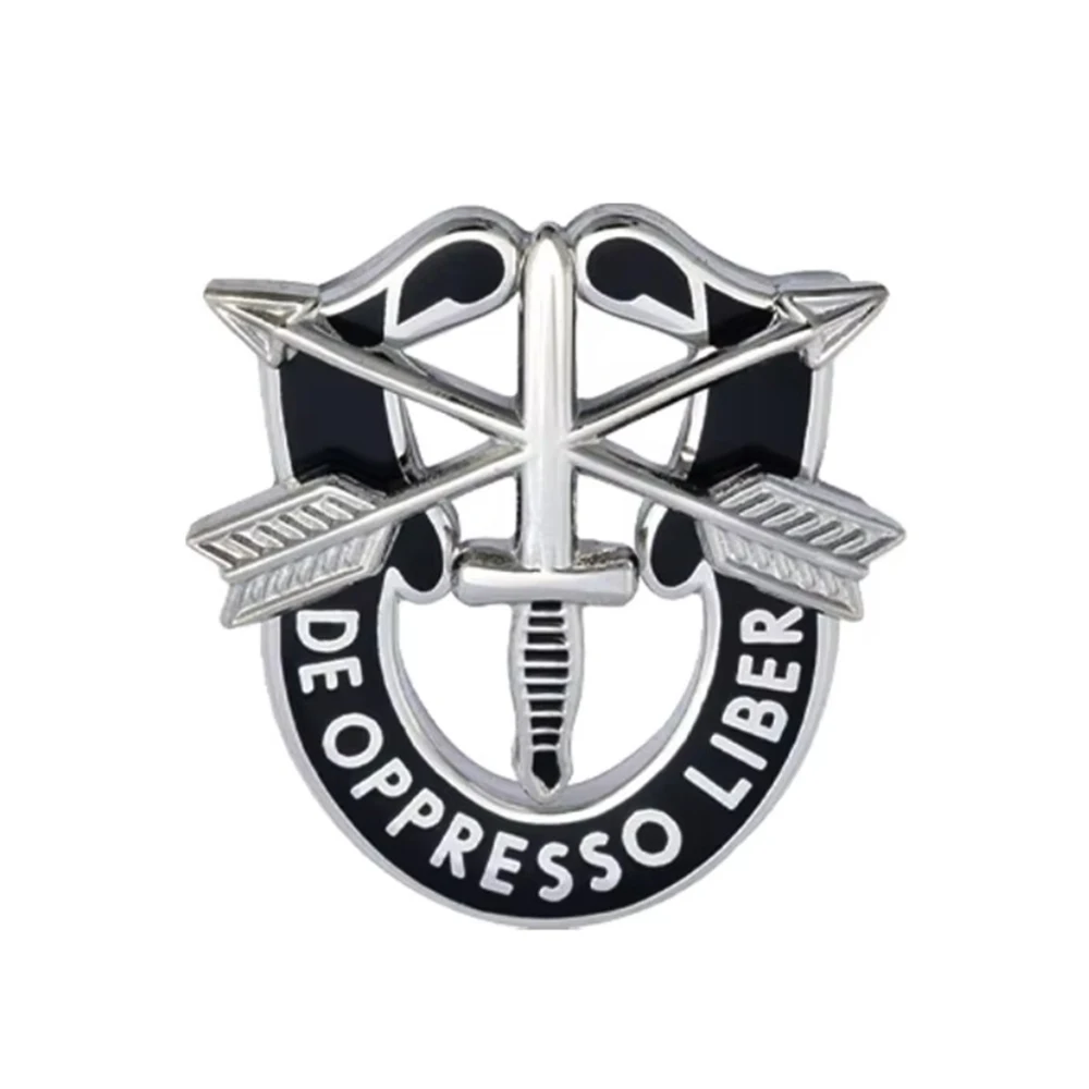 1 قطعة القوات الخاصة للجيش الأمريكي الزي الأمريكي شارة الصدر دبوس الكتف شارة قبعة شعار #1