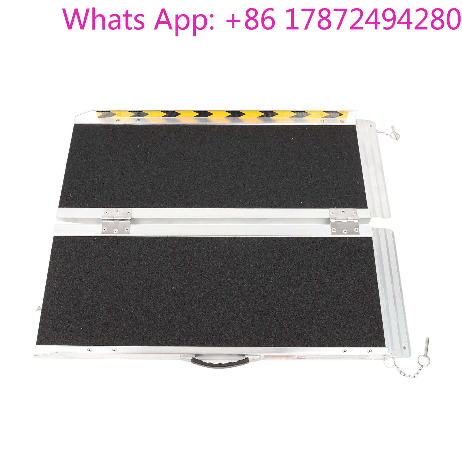Alloy Folding Ramp Portable Non Slip Ramp with Handle