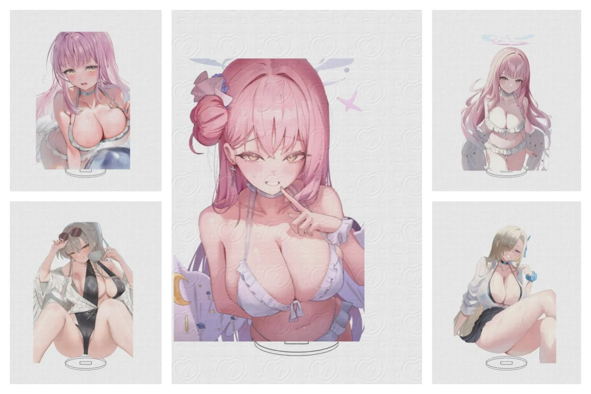 

NEW Charm Anime sexy Blue Archive15CM Acrylic Stand Model Cosplay Characters Ornament Accessories Good Collection Gifts