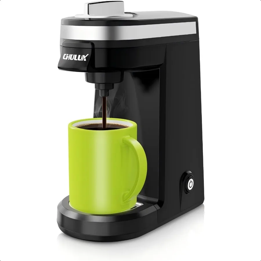 

Mini Single Serve Coffee Maker for K Cup Capsule Tiny Small Size Coffee hine for One Person Travel RV Truck and Home Black