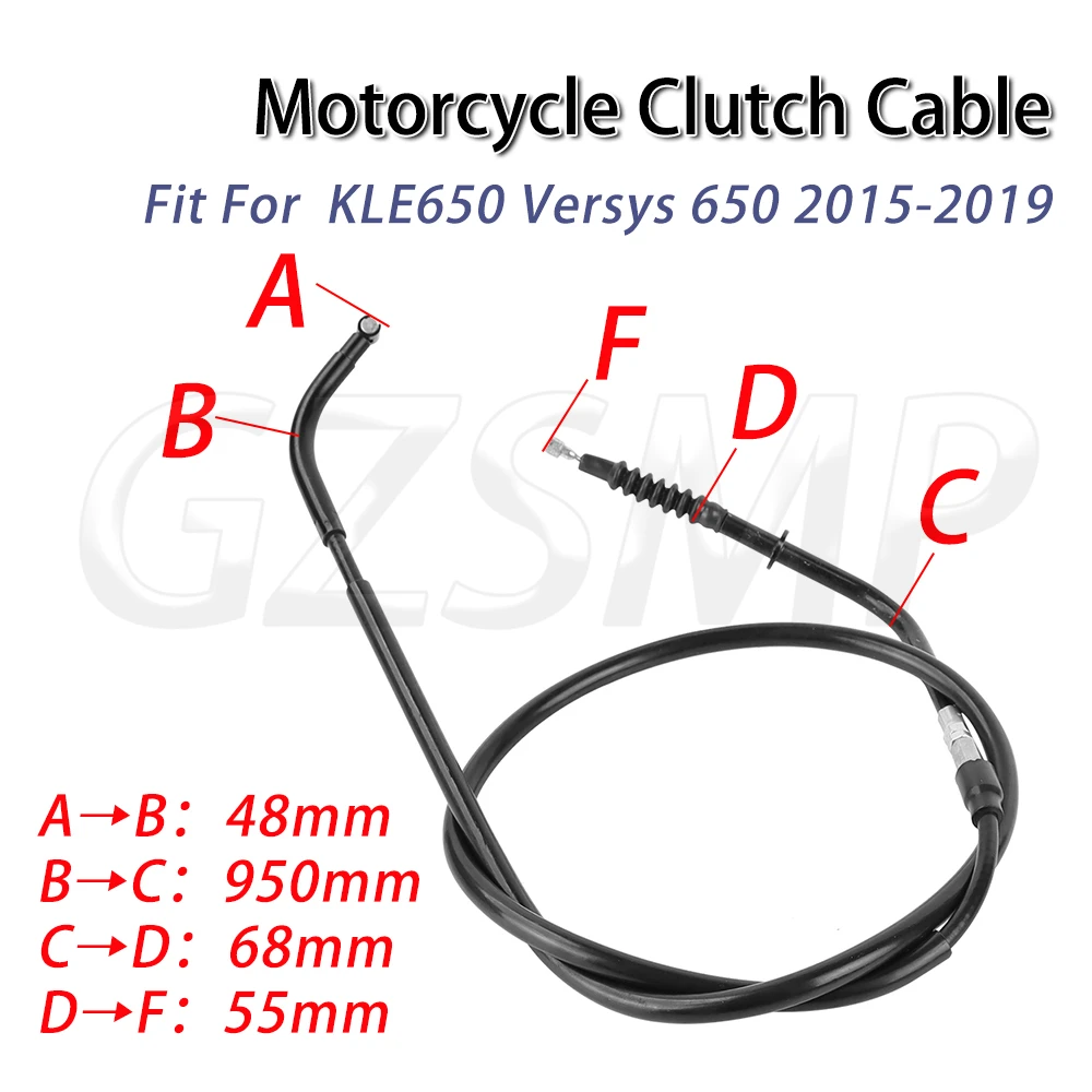 

Motorcycle Clutch Control Cable Line Fit for Kawasaki KLE650 Versys 650 2015-2019 2016 2017 2018