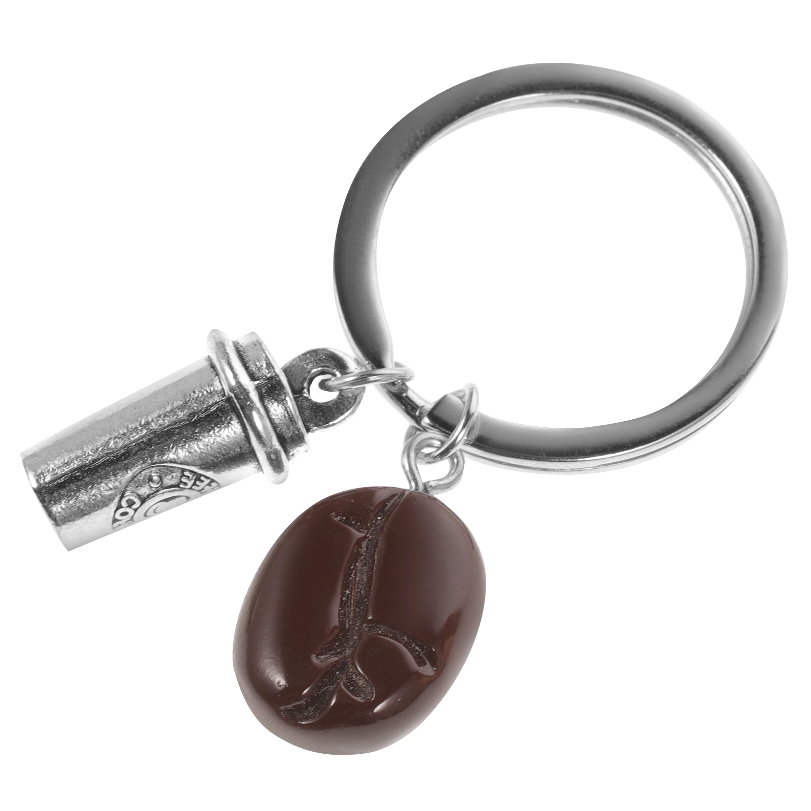 Portachiavi in chicchi di caffè Simpatico arredamento natalizio con chicchi a tema Mini borse con ciondolo a forma di tazza