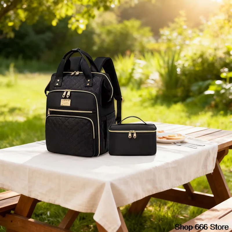 

Большой изолированный ланч-сумка-холодильник, прочный полиэстеровый ланч-бокс, который можно стирать вручную с мягким плечевым ремнем для работы, школы, пикников