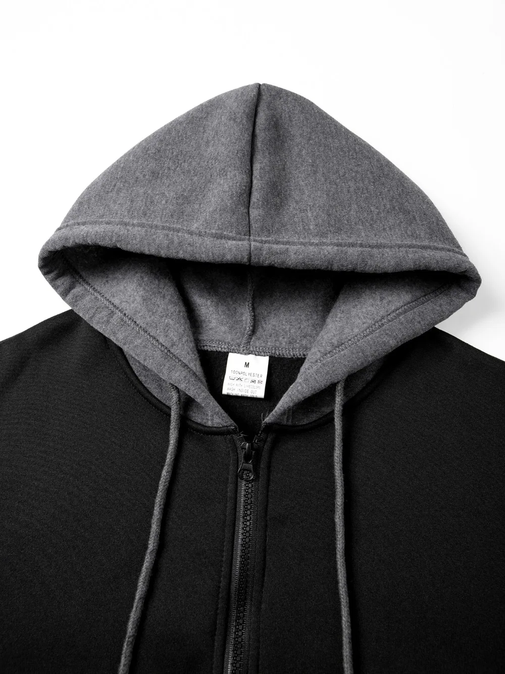 Herbst Zipper Verschluss Hoodies Langarm Jacke männer Sport Casual Mit Kapuze Sweatshirt Multi Taschen Outdoor Jogging Kleidung – Detail 9
