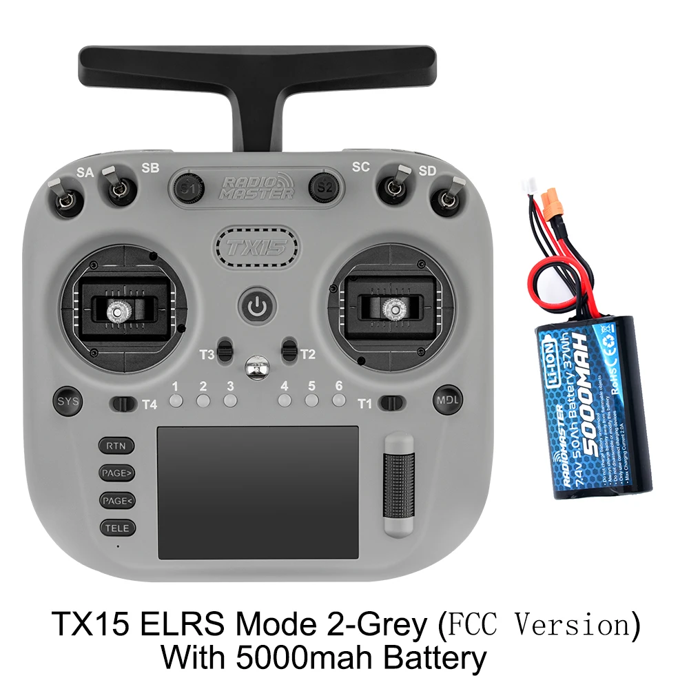 Pre-Order Radiomaster TX15 3,5 inch IPS touchscreen radiocontroller ExpressLRS V5.0 Hall Gimbal ingebouwde gyromicrofoon - afbeelding 1