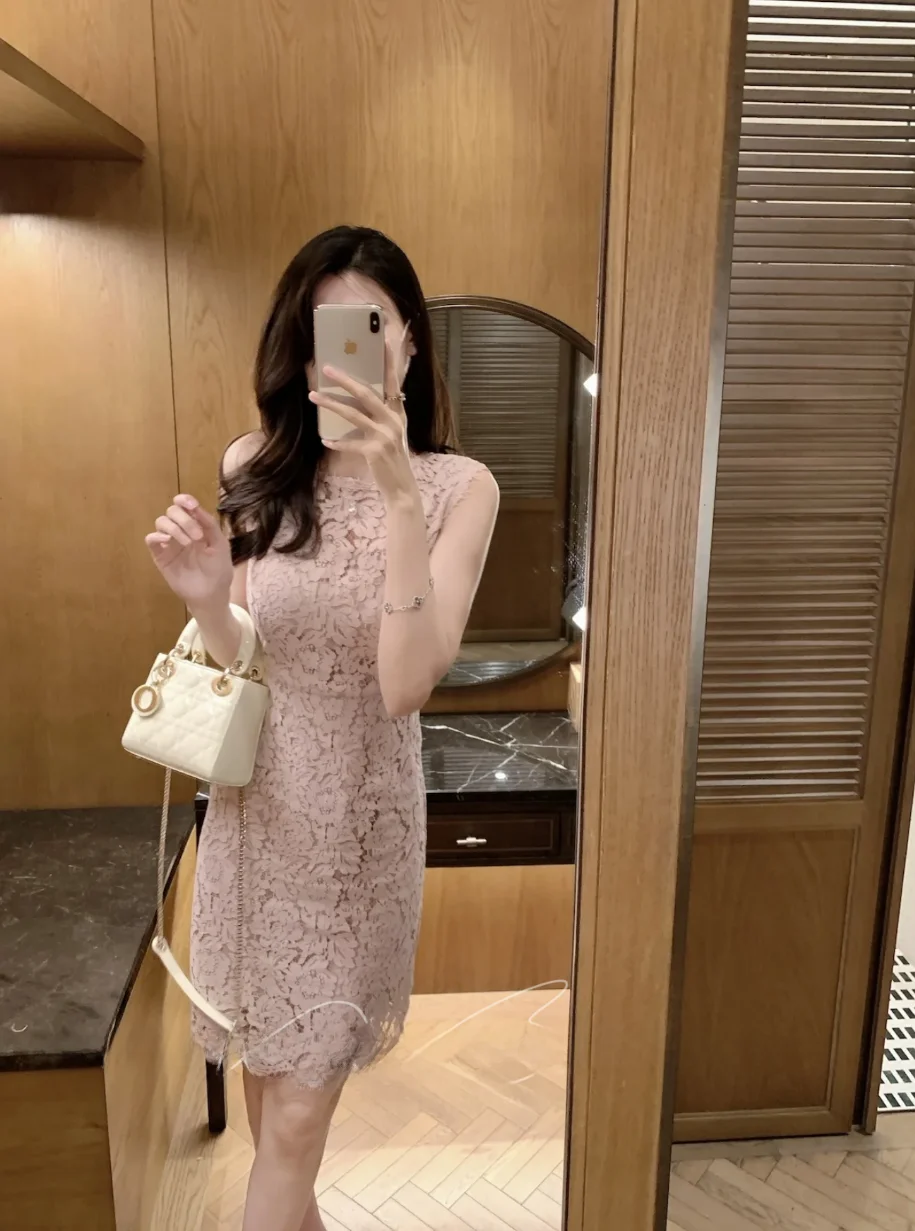 

Женская летняя короткая юбка Litchi Rose Lace Dr Sexy с вырезами, облегающая, с завышенной талией, для создания стройного силуэта