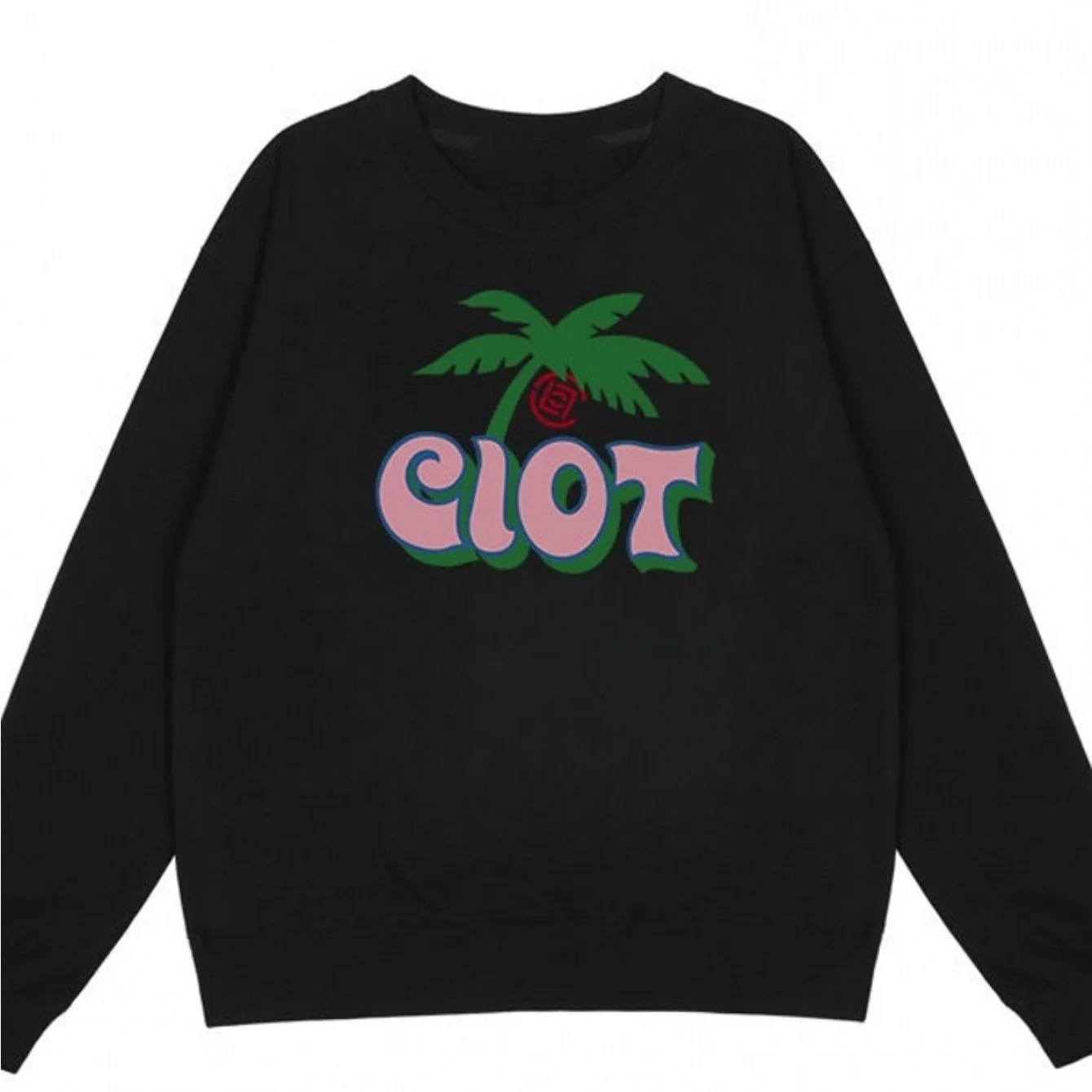 

Fun Pattern Print Autumn and Winter Men's and Women's Long Sleeved Sportswear Sweatshirt Casual Loose Outdoor Street Sports