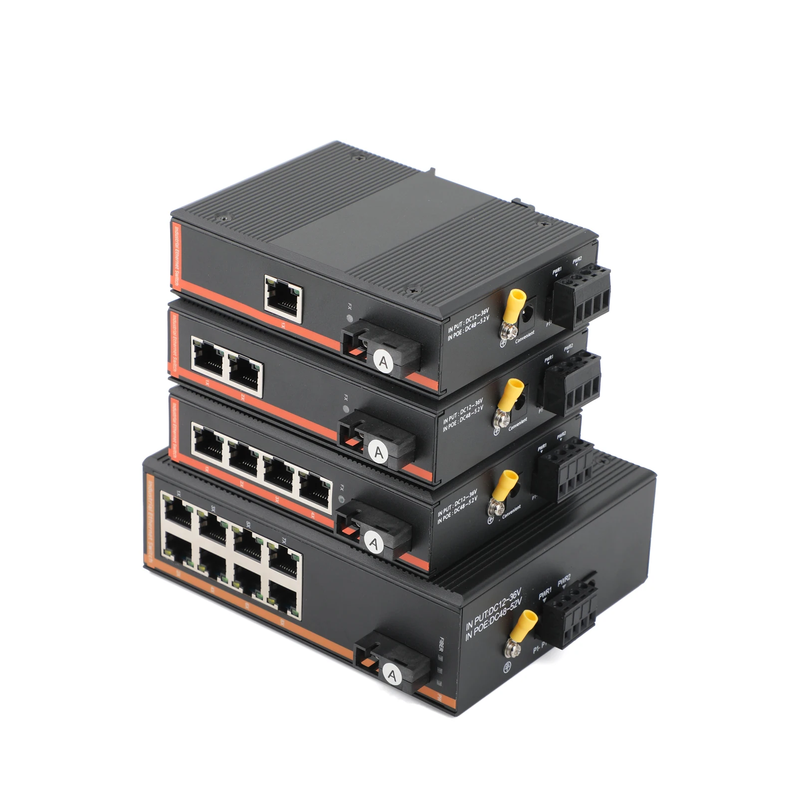 1 قطعة 10/100/1000 متر الصناعية الصف جيجابت محول الوسائط وضع واحد 1 الألياف إلى 1/2/4/8 RJ45 UPC/APC SC ميناء A/B/A + B ميناء عدة