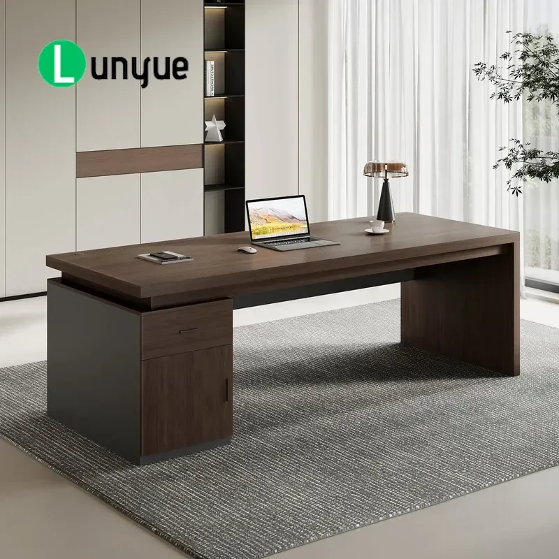 Modern Executive Computer Desk Single High End Office Writing Table for Boss Senior Staff Simple Design Home Business