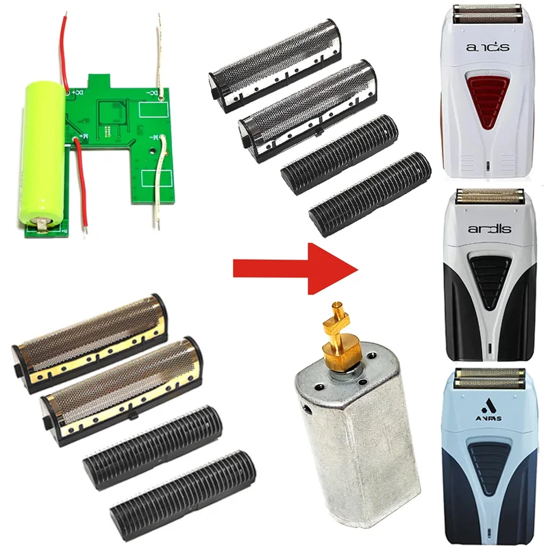 For Men's Professional Hair Clippers Andis 17260 17205 17170 Shaver Motherboard PCB Board 3.7V 11000RPM Motor Battery Knife Net