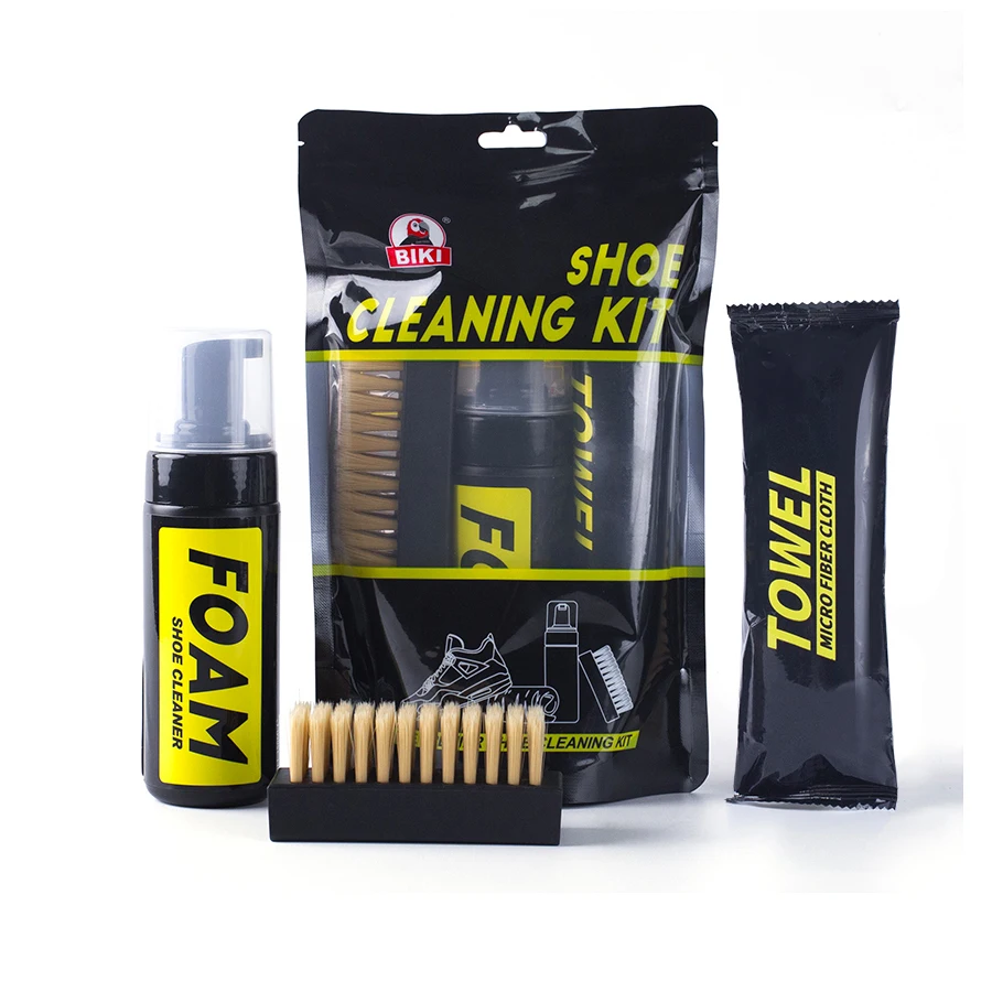 Shoe Cleaning Kit, Shoe Cleaner - Sports Shoe Cleaning Solution, Equipped with Shoe Cleaning Brush and Ultra-Fine Fiber Cleaning