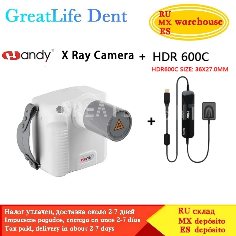 Mexico RU EU In Stock GreatLife Dental Hyperlight X-Ray Unit Digital Portable X Ray Image Rvg Sensor Machine System Rx Camera