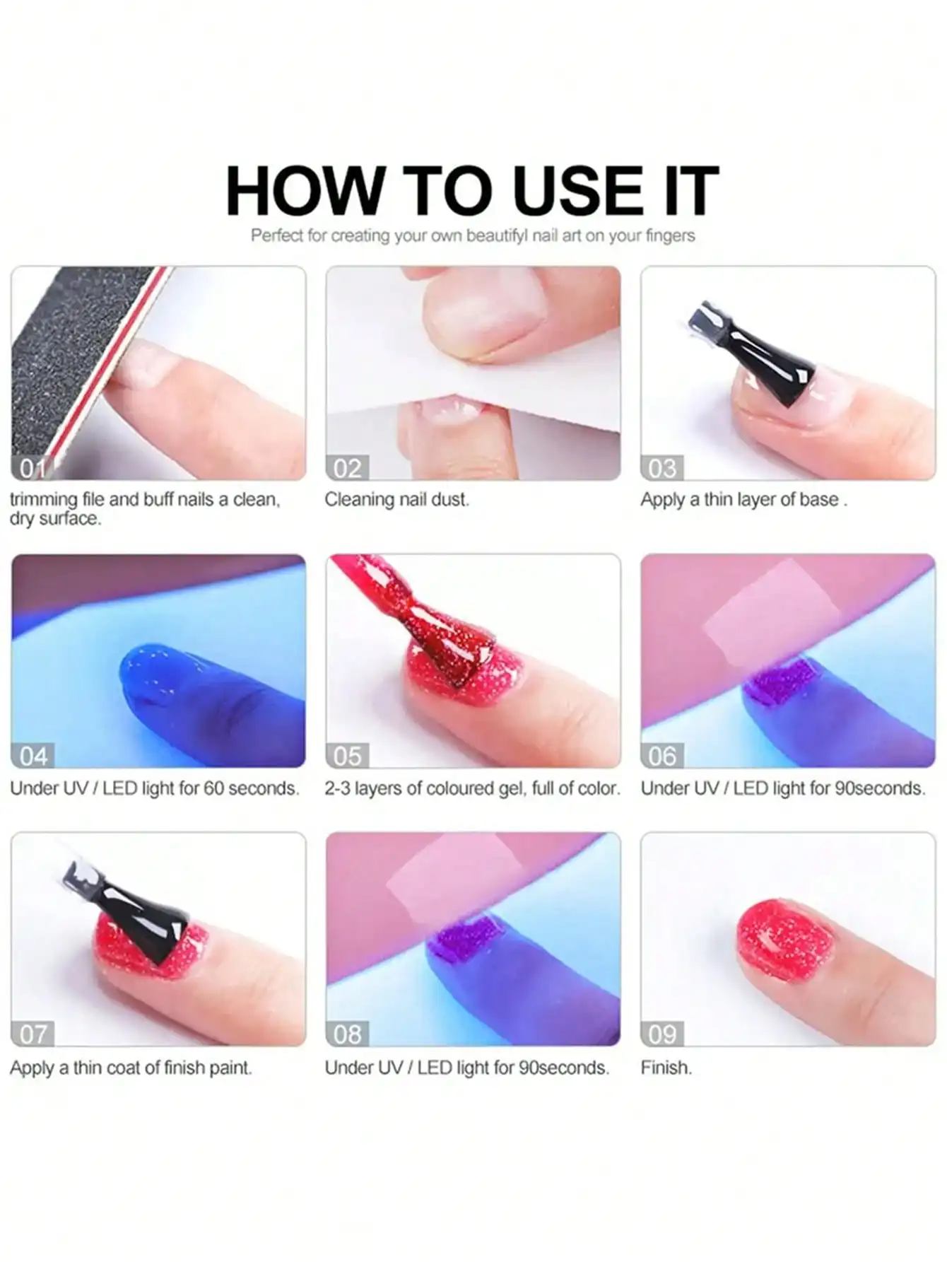 6Pcs 15ML Gel Nail Polish Set, Summer Popular Color Gel Varnish Nail Kit, Soak Off UV/LED Gel Polish, For Home Salon Nail Art Ch