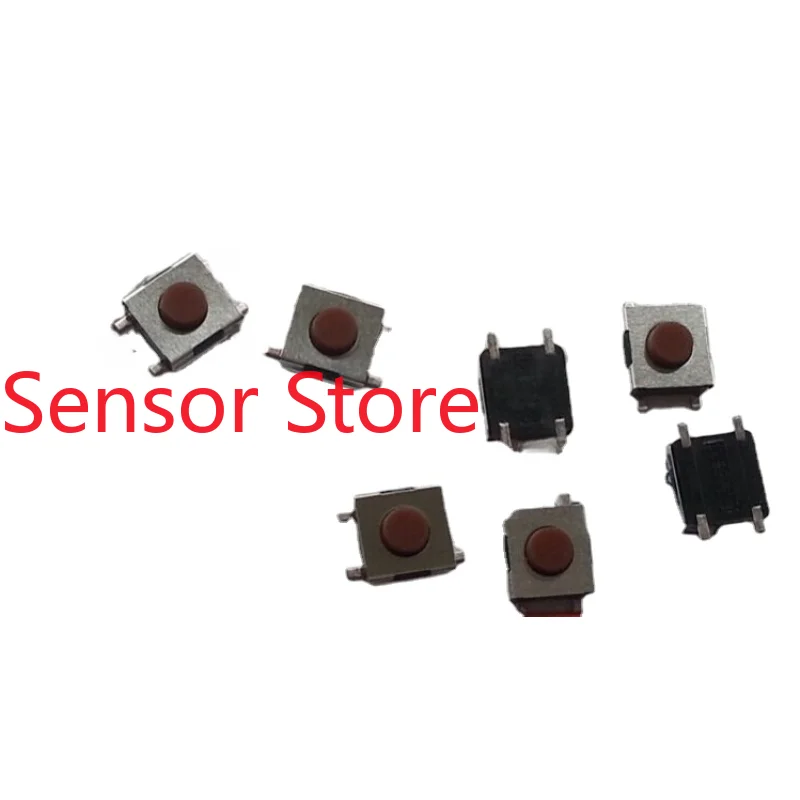 

10PCS DIP Silicone Touch Switch 6*6*3.1 Red Button Waterproof And Dustproof Patch 4 Feet.