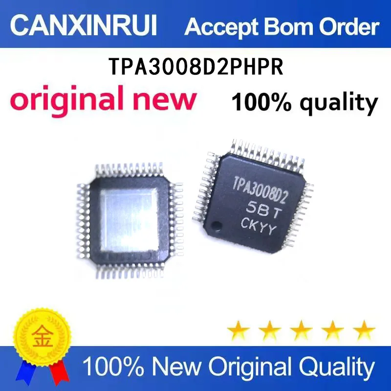 

(5-100 Pieces) Brand new original stock TPA3008D2PHPR TPA3008D2 QFP