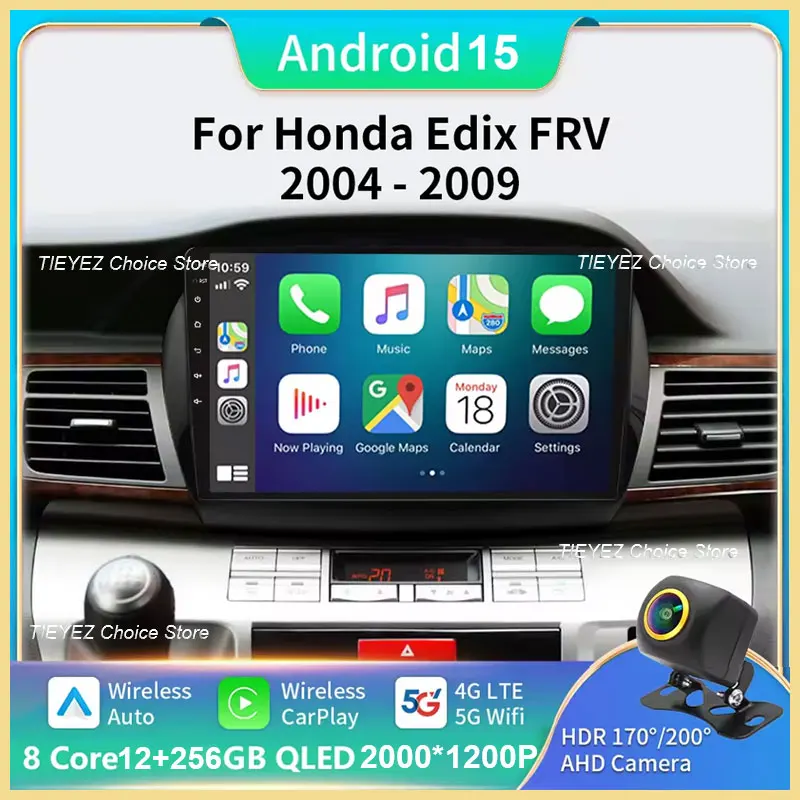

Автомобильный DVD Android 15, для Honda FRV FR-V EDIX 2004, 2005, 2006, 2007, 2008, 2009, авторадио, стерео, мультимедийный плеер, GPS-навигация