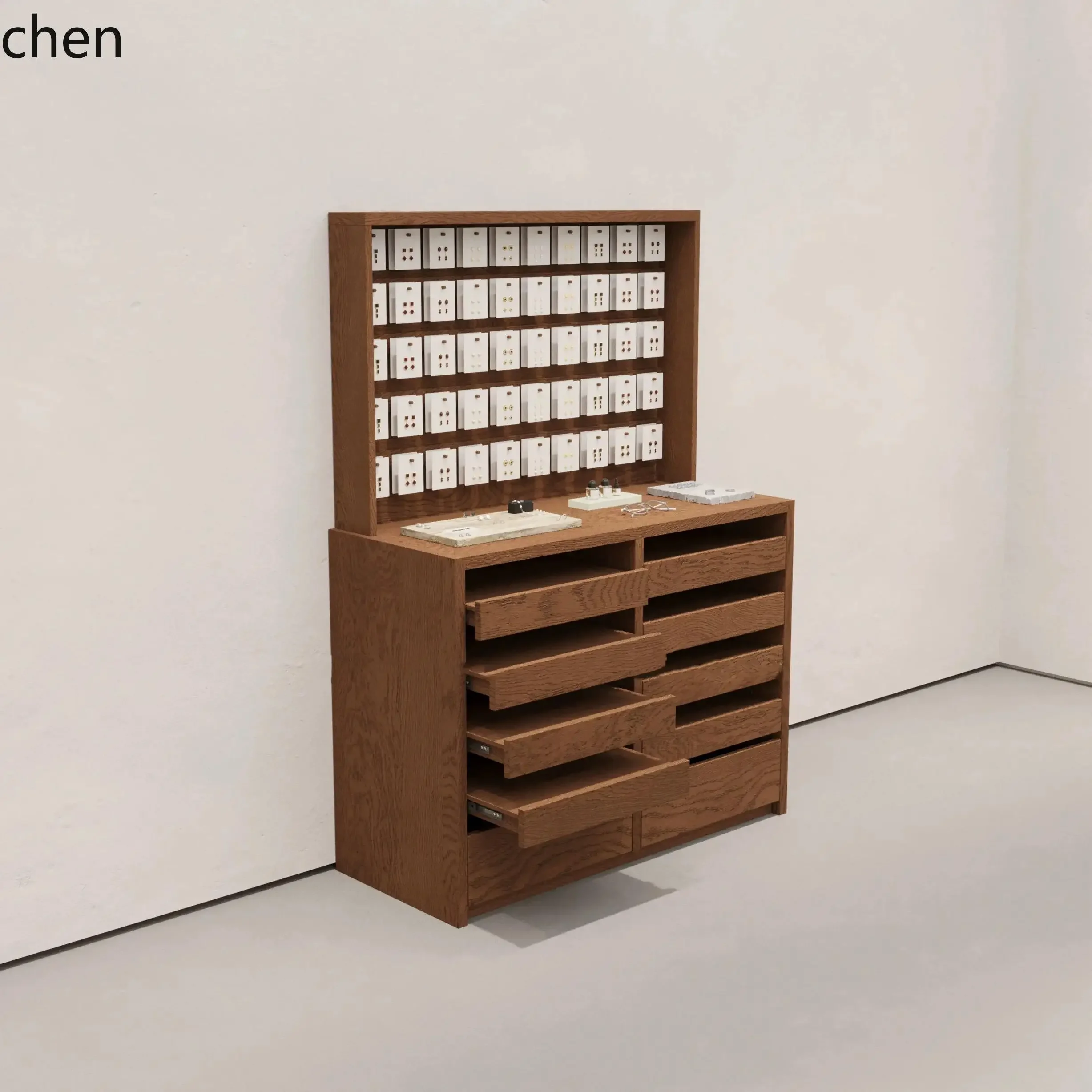 Jewelry Store Display Cabinet Island Display Stand Clothing Store Women's Clothing Jewelry Store Display Cabinet