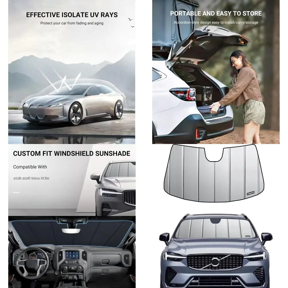 

Custom Front Window Sunshade for 2018-2026 Volvo XC60 - Protect and Shade
