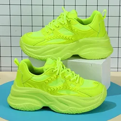 35-45 fashion design campus sporty style chunky WOMEN'S casual sneakers breathable luxury unisex couple thick soled dad shoes