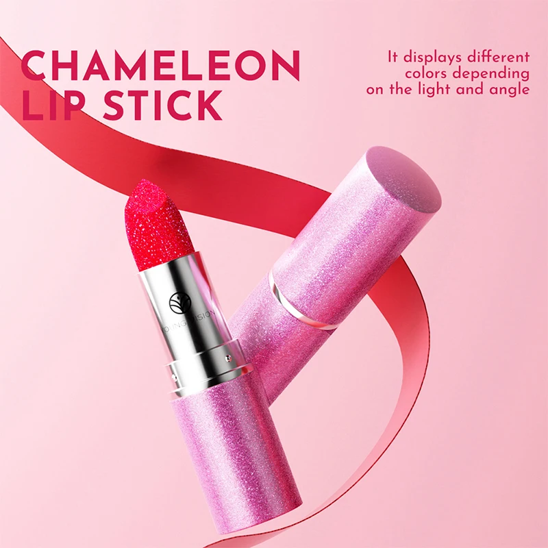 Waterproof Diamond Shimmer Glitter Lip Gloss Pearlescent Solid Lipstick Shiny Pearl Eyeshadow Long Lasting Liptint Women Makeup