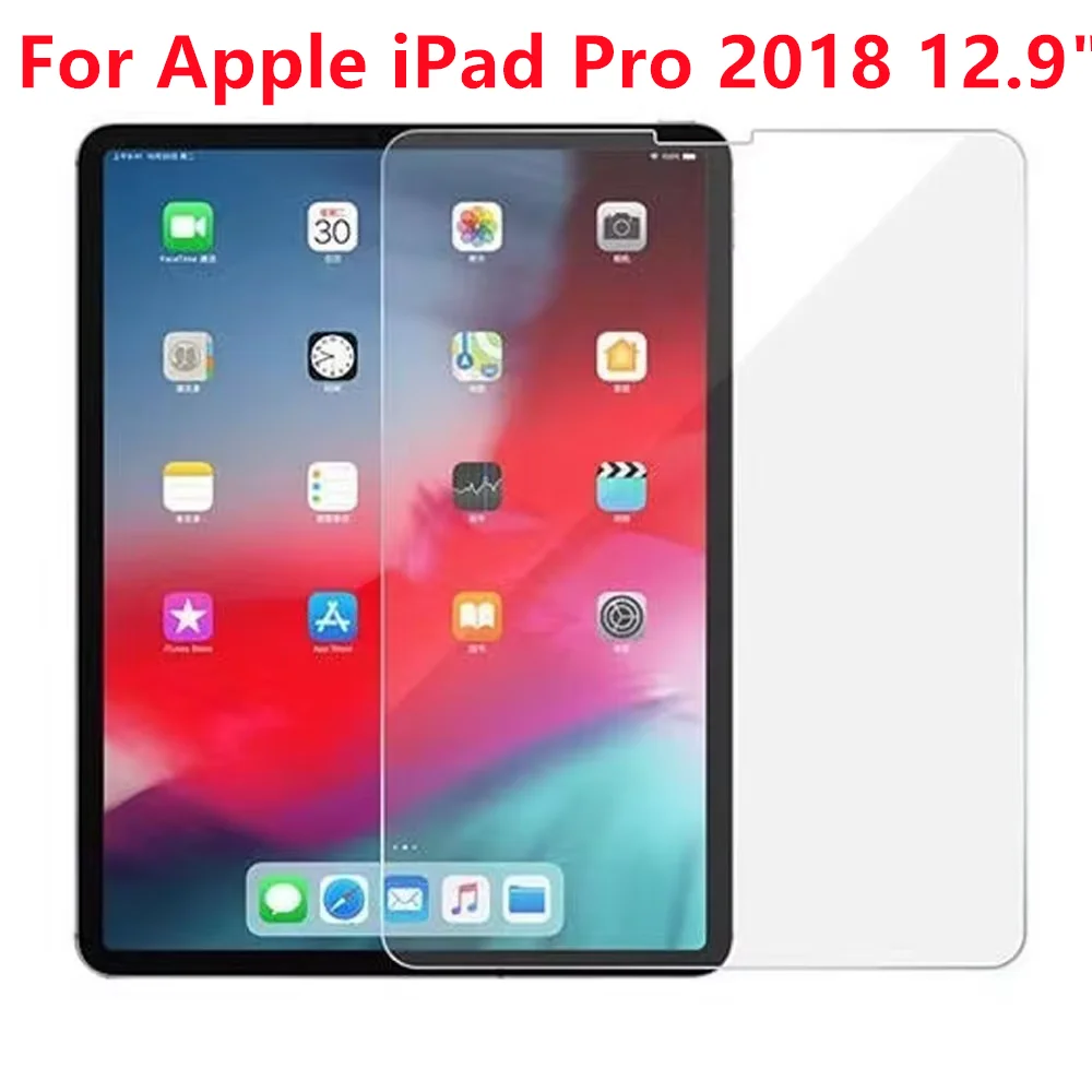 1 PCS Tempered Glass Screen Protector For Apple iPad Pro 2018 12.9 Inch A1876 A1895 A2014 A1983 Anti Fingerprint Protective Film