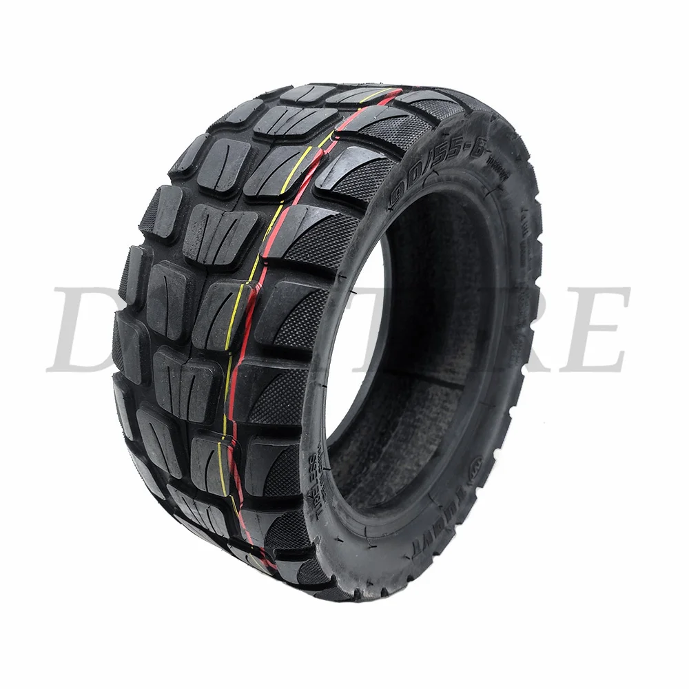 90/55-6 Tubeless Tire for Electric Scooter 10 Inch 80/60-6 Widened Wear-Resistant Off-road Vacuum Tyre