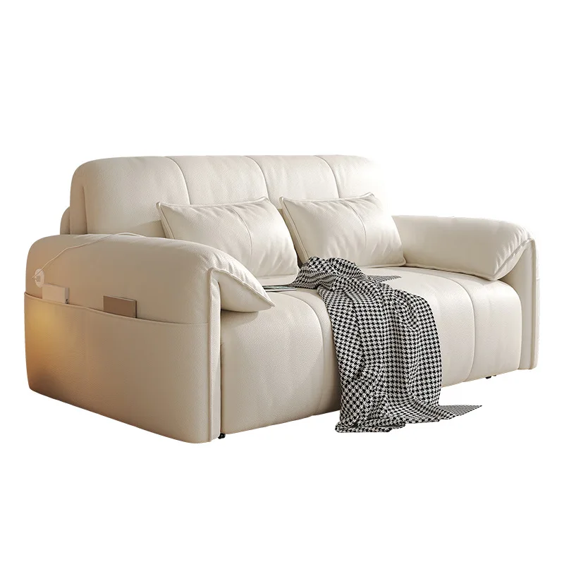 

Intelligent remote control electric sofa bed integrated dual-purpose small apartment modern simple folding