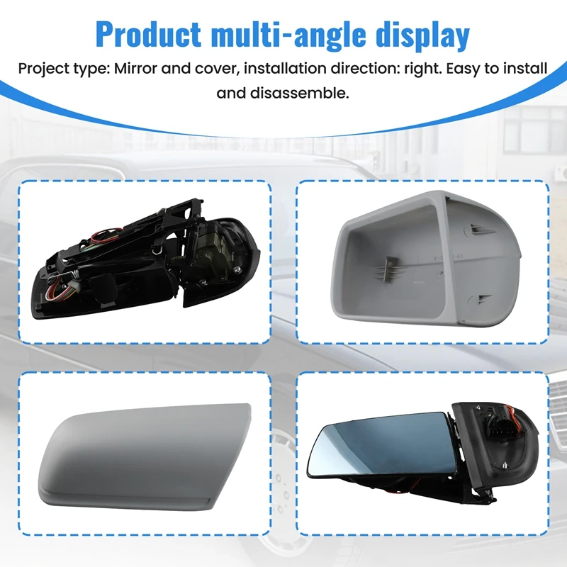 Rear View Mirror Assembly Side Wing Door Mirror For Mercedes-Benz W140 S280 S300 S320 S500 S600 1991-1998