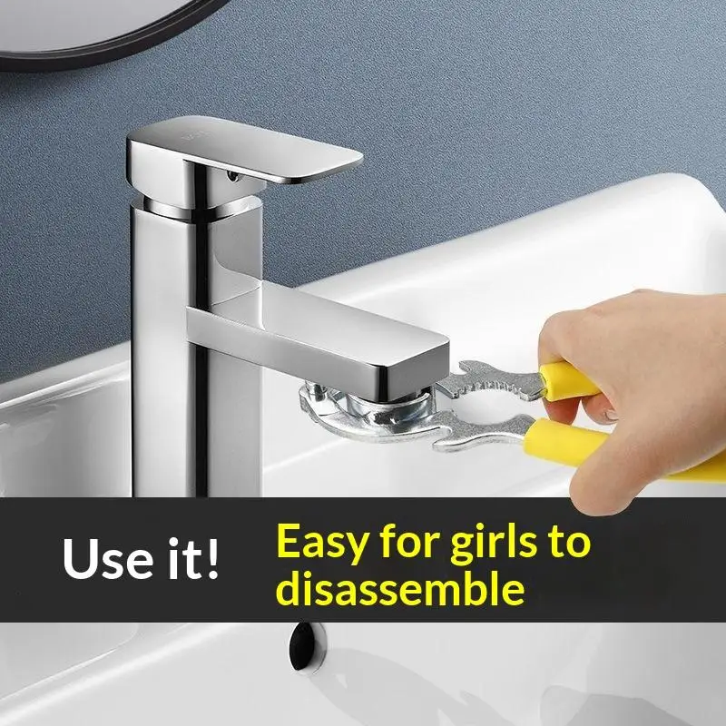 【BA】3 In 1 Tool Faucet Bubbler Wrench Bottle Opener And Pliers Kitchen Sink Faucet Aerator Filter Removal Wrench Repair Spanner