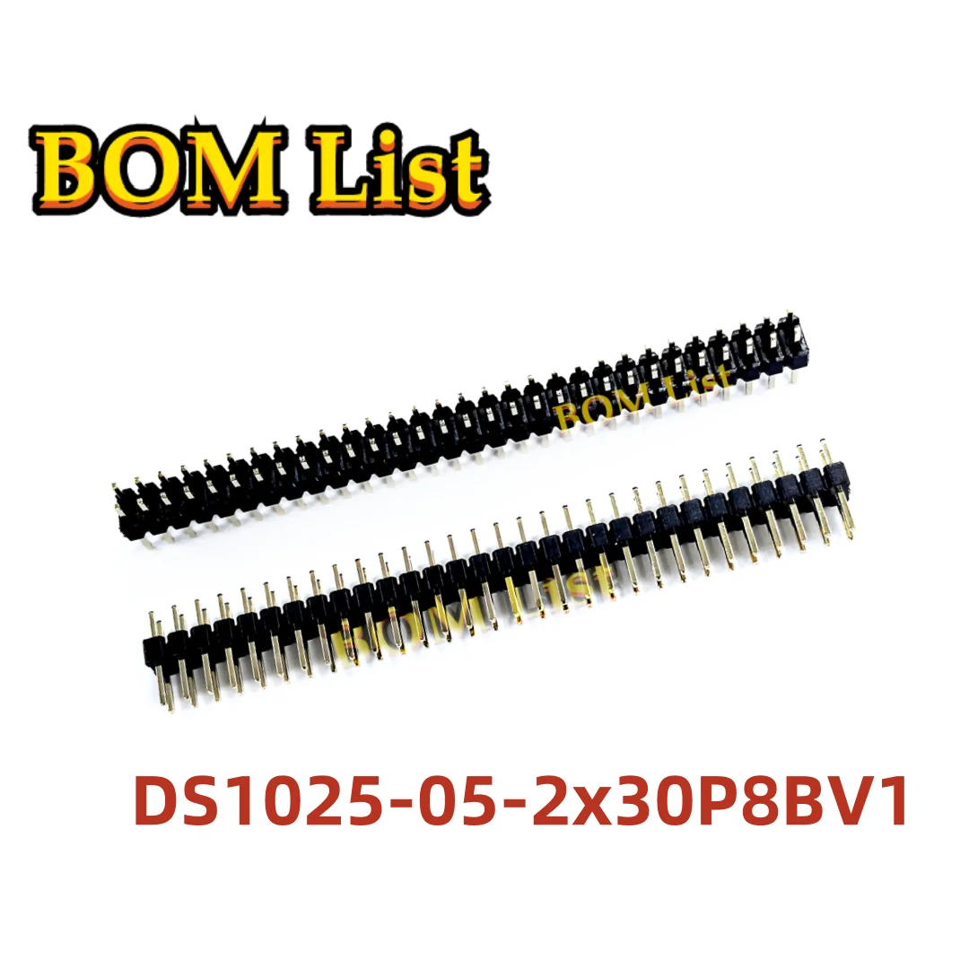 Original New DS1025-05 Series DS1025-05-2*30-P8BV1 DS1025-05-2x30P8BV1-3A Connector with Male Pin 2mm pitch two rows 60pins