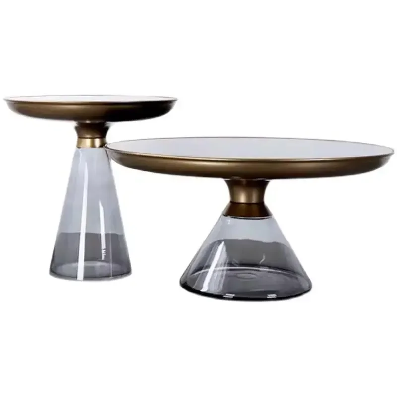 Glass Tea Table Modern Coffee Tables Living Room Sofa Table Combination Transparent End Tables Nordic Creative Design Furniture