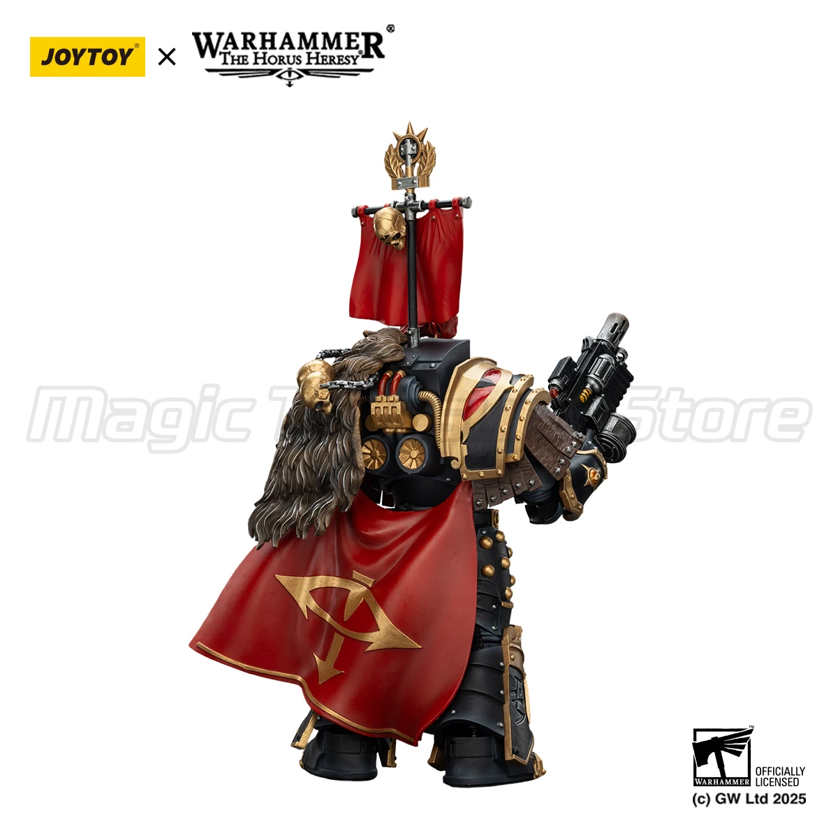 

【MT】Доставка в течение 24 часов JOYTOY Warhammer 40K Sons of Horus Legion Cataphractii Praetor с Combi-Melta и Power Maul, фигурка 1/18