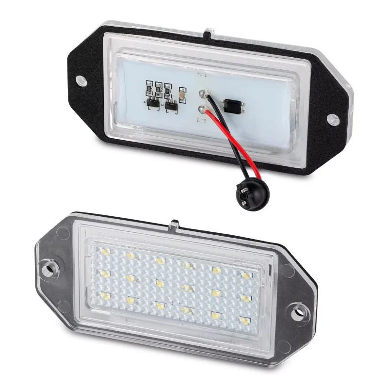 2pcs For Volvo 850 940 960 S90 4-Door Saloon Sedan Canbus Error Free Car LED License Plate Light Car-Styling Number Lamps