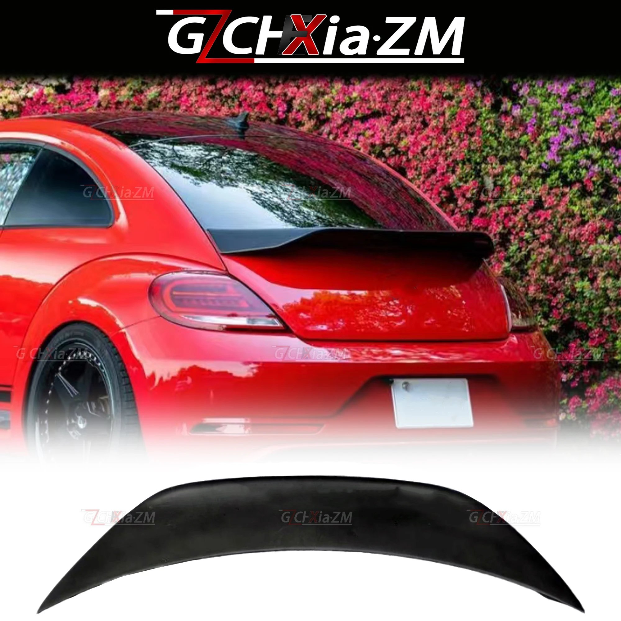 For VW Beetle Spoiler High quality Carbon Fiber FRP Material Automotive Rear Wing Spoiler Volkswagen Beetle Spoiler 1998-2011