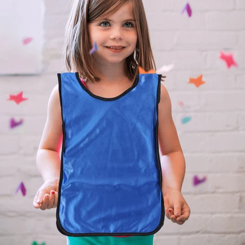 Imagen 2 del producto Chaleco de entrenamiento de fútbol para chico, chaleco transpirable con Pinnies, uniforme de equipo de diferenciación, suministro deportivo, 6 uds.