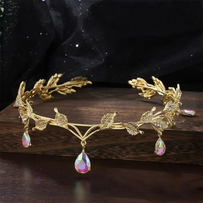 Princesa Crystal Tiaras elfa -cabeça da cabeça da cabeça da testa