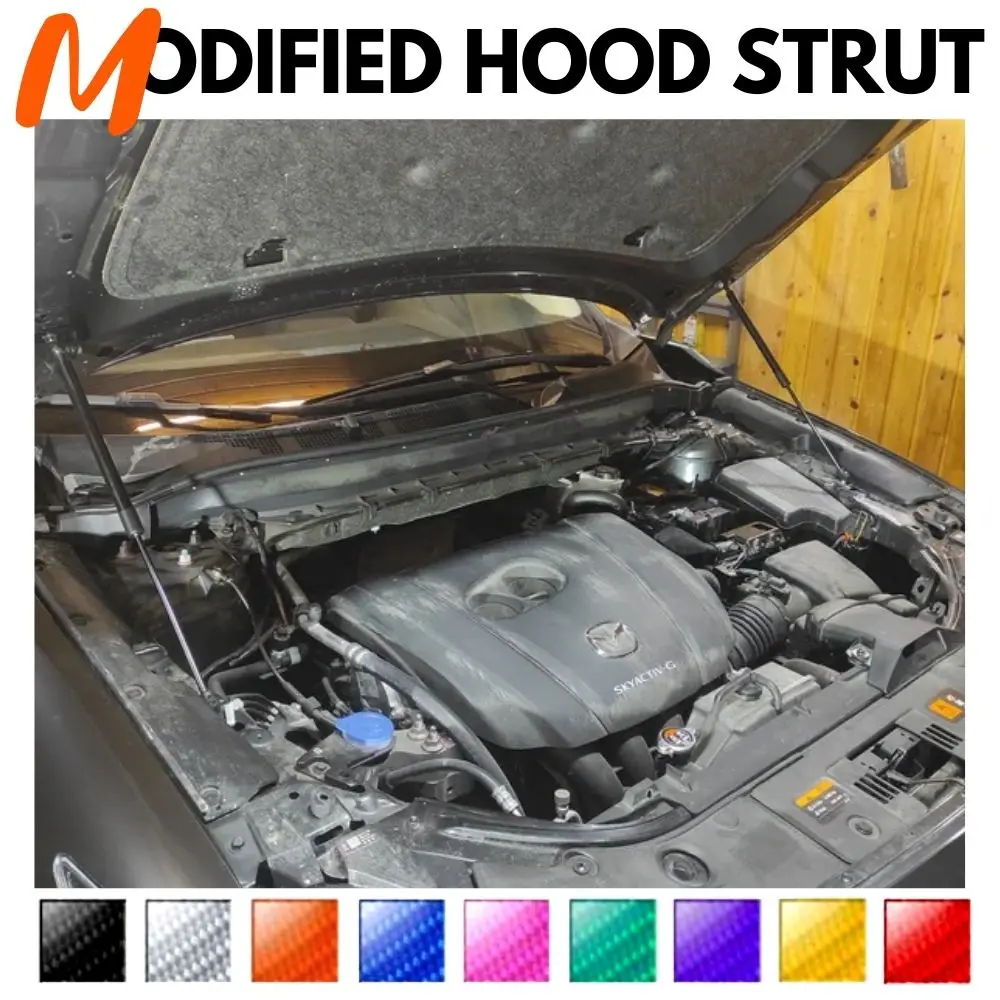 

Передние стойки капота для Mazda CX5 KF 2017-настоящий амортизатор, опоры газовых амортизаторов капота, пружины без сверления