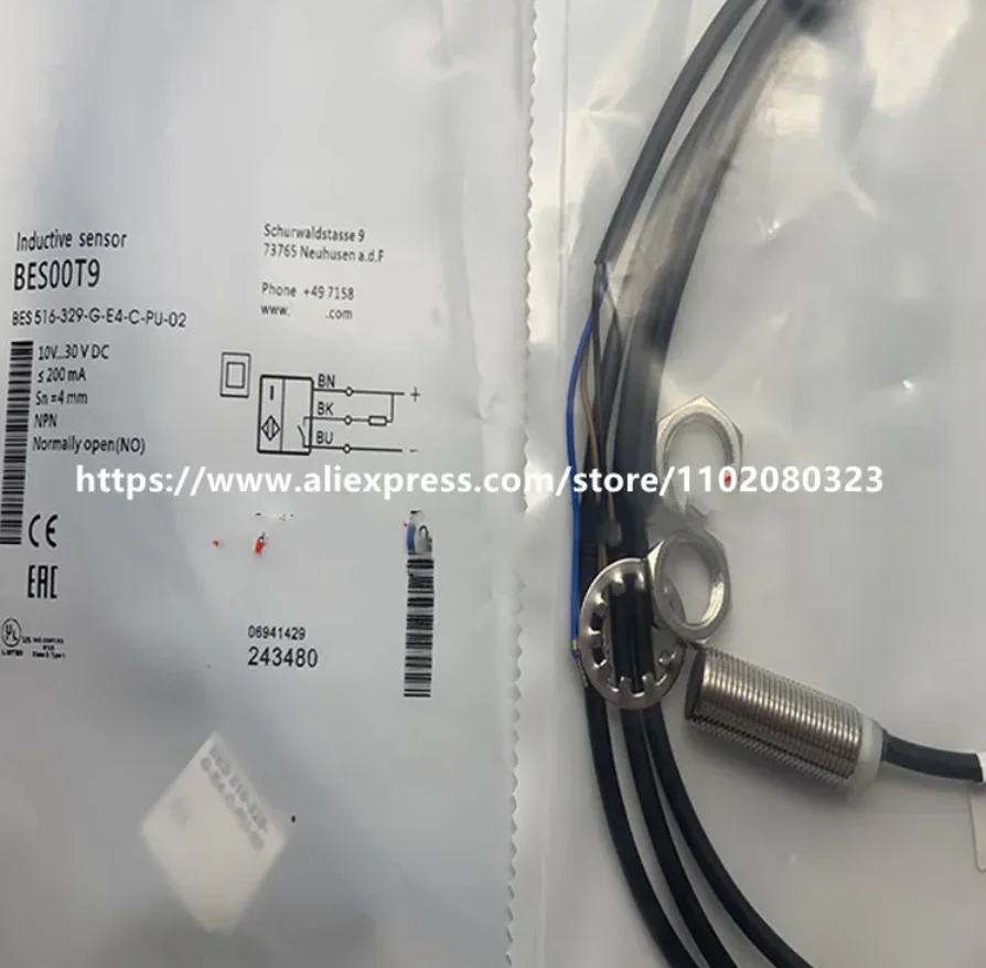 3PCS New proximity switch Sensor BES 516-329-G-E4-C-02 BES 516-213-E4-E-03