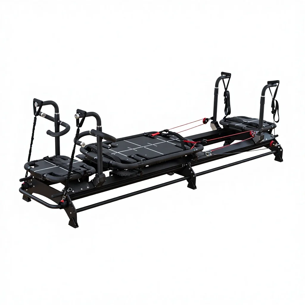 Premium Megaformer Pilates Reformer Aluminum Alloy Construction Equipment for Professional Studios & Home Gyms