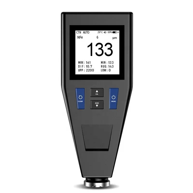 Automotive electronic aluminum metal material digital car paint thickness gauge coating thickness gauges