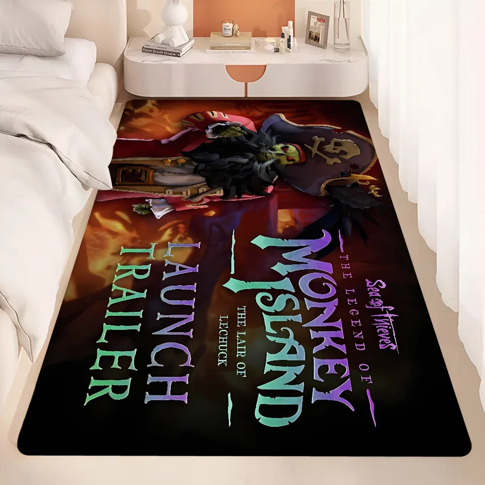 Game The Secret Monkey Island Metal Entrance Nordic Style Bedroom Living Room Doormat Home Balcony Anti-Slip Modern Home Decor